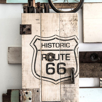 Projects made with Funky Junk's Old Sign Stencils - stencils avail for purchase