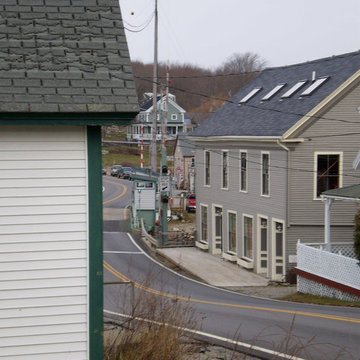 Captains' house on the coast of Maine