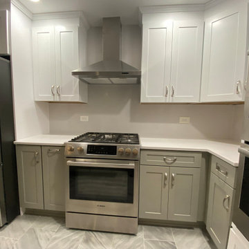 Beautiful Kitchen Transformation With New Two-Tone Cabinets