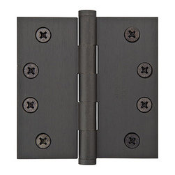 Emtek 4" x 4" with Square Corners Heavy Duty Door Hinge - Hinges