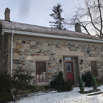 Restored Cedar Shake roof and 5" Lindab Steel Gutter