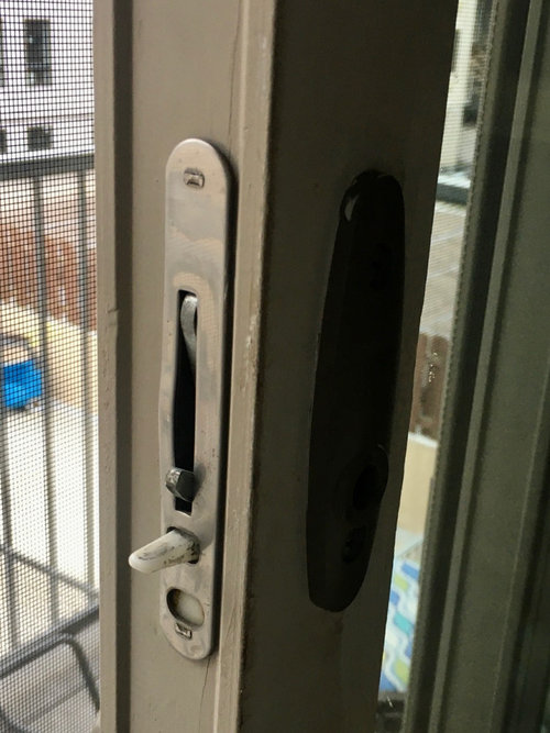 Help with sliding door latch repair