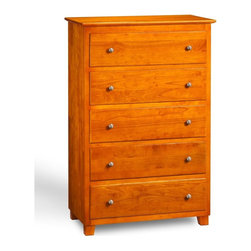Atlantic 5 Drawer 48" Chest in Caramel Latte - Dressers