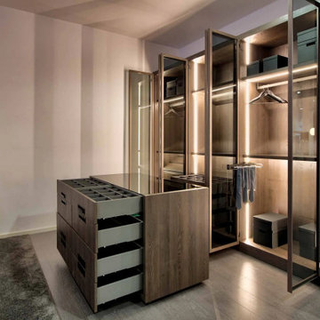 Linear Glass Wardrobe | Swiss Cottage Camden | Inspired Elements