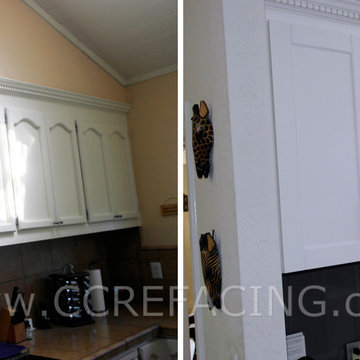 Los Gatos reface with White Shaker doors