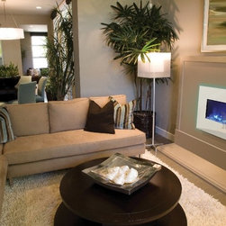 Amantii Wall Mount or Built In Electric Fireplace 26" White Glass Surround - Indoor Fireplaces