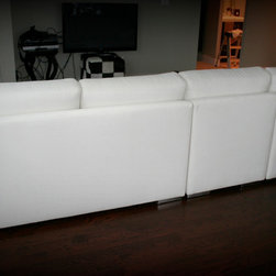 Custom Made Sectional Sofa White - Sofas