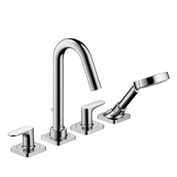 Axor Citterio M 4-Hole Roman Tub Set Trim - Bathroom Faucets And Showerheads