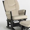 Multipositional Modern Glider Chair (Light Brown)
