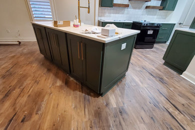 Forest Green Cabinets