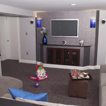 Lower Level Remodel "the family fun zone"
