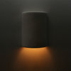 Eloise Half Cylinder Indoor Wall Light, Bisque Dark Gray