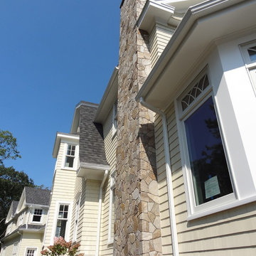 Residence with Colonial Tan New England Stone
