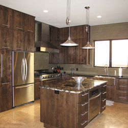 Venuti Woodworking - Alder - Kitchen Cabinets