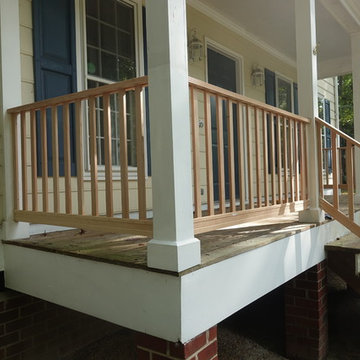 Front Porch Railing Replacement