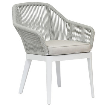 Miami Dining Chair With Cushions, Echo Ash