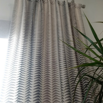 Custom Window Treatments: Drapery Side Panels Curtains