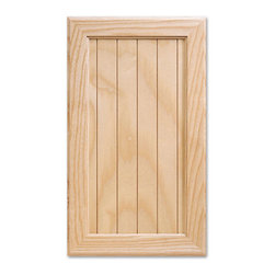 Monaco Unfinished Cabinet Door from Cabinetnow.com shown in Ash - Kitchen Cabinetry