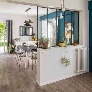 Idées déco pour une entrée éclectique.