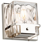 ArtCraft - ArtCraft AC11571PN Wiltshire - One Light Wall Mount - Designed by Lighting Pulse, the "Wiltshire" bathroWiltshire One Light  Polished Nickel HammUL: Suitable for damp locations Energy Star Qualified: n/a ADA Certified: n/a  *Number of Lights: Lamp: 1-*Wattage:60w Candelabra Base bulb(s) *Bulb Included:No *Bulb Type:Candelabra Base *Finish Type:Polished Nickel