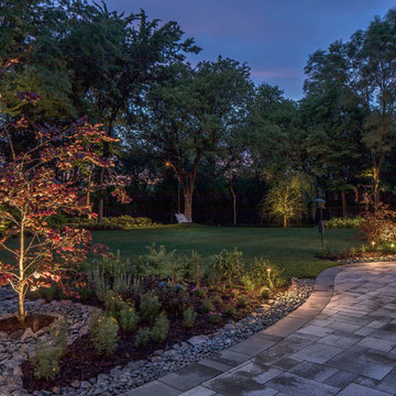 Backyard Landscape Lighting Design Elkhorn, Nebraska