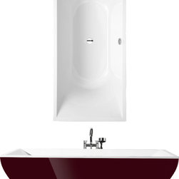 La Belle Bath Freestanding White Alpin - Bathroom Fixtures