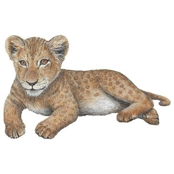Lion Cub Peel and Stick Applique 110916