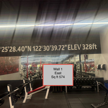 Snap Fitness Interior Paint Job
