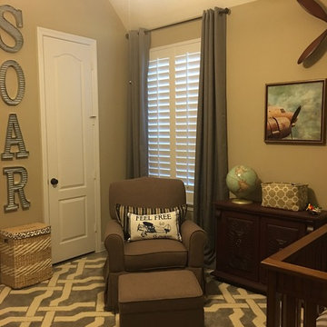 Airplane Boy Nursery and/or "Big Boy" Bedroom