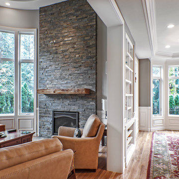 Warm Contemporary Rustic Remodel in Issaquah