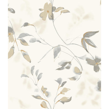 Tan Linden Flower Wallpaper
