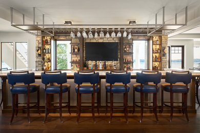 Inspiration for a home bar remodel in Grand Rapids
