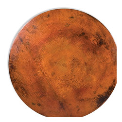 Round Copper Table Tops by Mathews & Co. - Table Tops And Bases