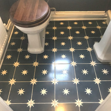 Modern Encaustic Floor Tiles Renovated in Marlow