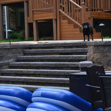 Pool Surround and Retaining Wall - Dunkirk, MD