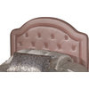 Karley Headboard, Headboard Frame Included, Pink Faux Leather, Twin