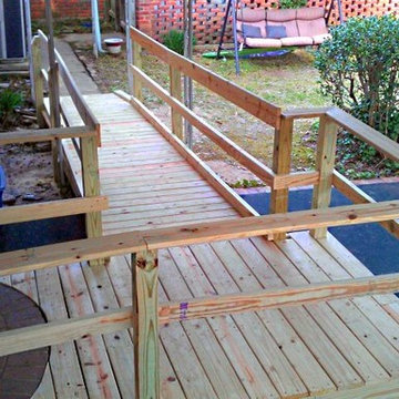 Wheelchair Ramp with Deck