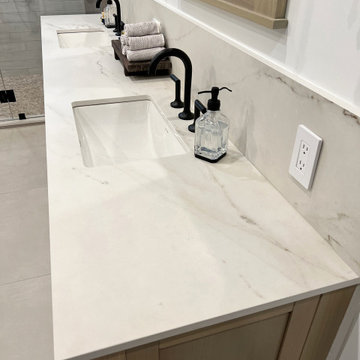 Dekton Rem Bathroom Countertop & Backsplash