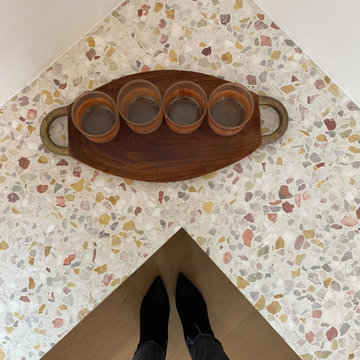 Rebecca Raskind Residential Project - SSS strands, Venice Terrazzo + Breeze Bloc