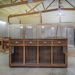 XL Double Kennel with Drawers - Dog Kennels And Crates