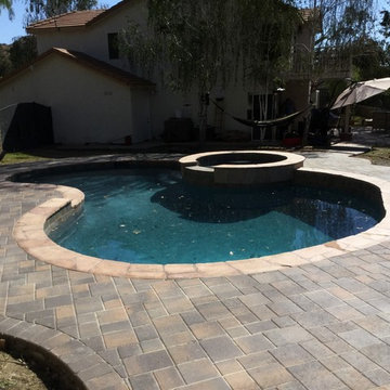 Castaic new pool and back yard