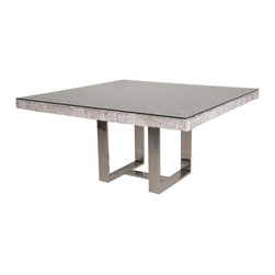 Native Dining Square Dining Table-White Wash - Dining Tables