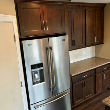Sherrard  IL New Construction Koch Cabinets Birch Mocha MSI Quartz