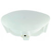 White Small Bathroom Wall Mount Sink Rounded Space Saving