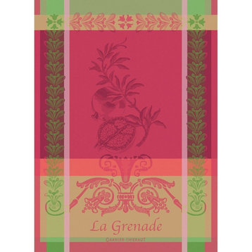 Grenade Rose Kitchen Towel 22"x30", 56cmx77cm, 100% Cotton Set of 4