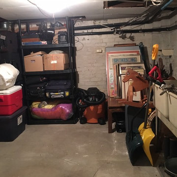 Basement Organization & Decluttering AFTER