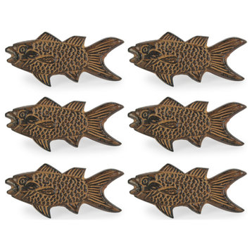 Fish Napkin Ring Set of 6