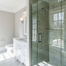 Shower wall tile