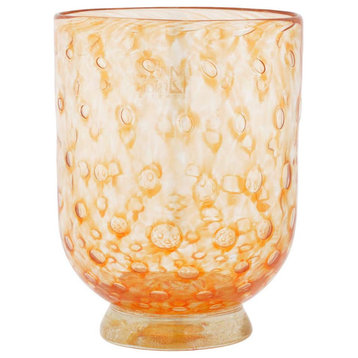 GlassOfVenice Serenissima Murano Glass Tumbler - Orange