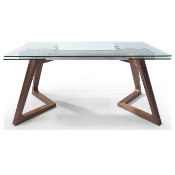 Delta Extendable Dining Table - Natural Walnut